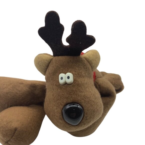 Vtg 1979 Hallmark Rodney Reindeer Plush Brown Stuffed Animal Christmas 9" - Picture 6 of 8
